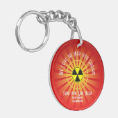 Wir Liebe, wie man strahlt Schlüsselanhänger (Vorderseite links)