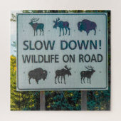 Wir Liebe Wyoming. Puzzle (Vertikal)