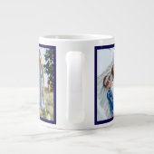 Wir Liebe Yaya Großvater 6 Foto Jumbo-Tasse (Rückseite)