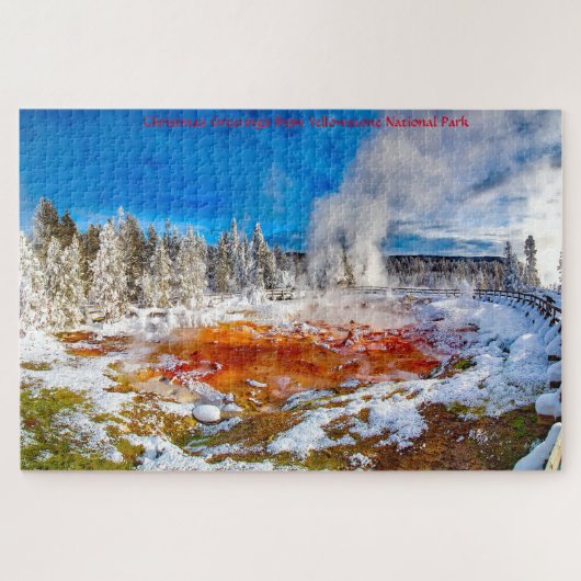 Wir Liebe Yellowstone Nationalpark Jigsaw Puzzle (Horizontal)