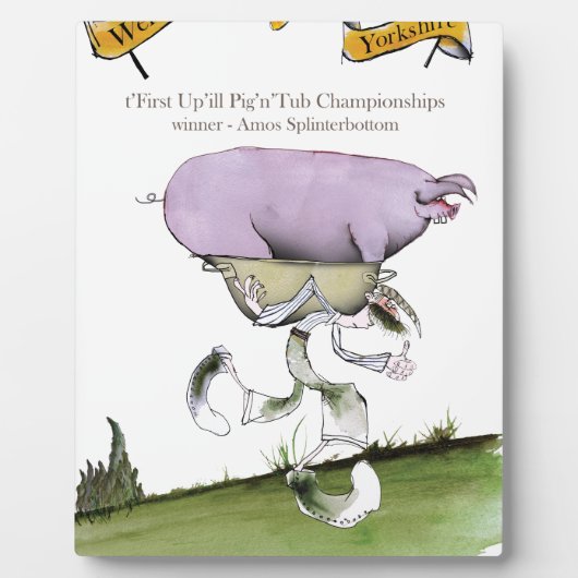 wir Liebe Yorkshire-up-kranke Rennen Fotoplatte (Vorderseite)