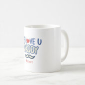 ''Wir Liebe You Daddy'' Custom Birthday Daddy Kaffeetasse (VorderseiteRechts)