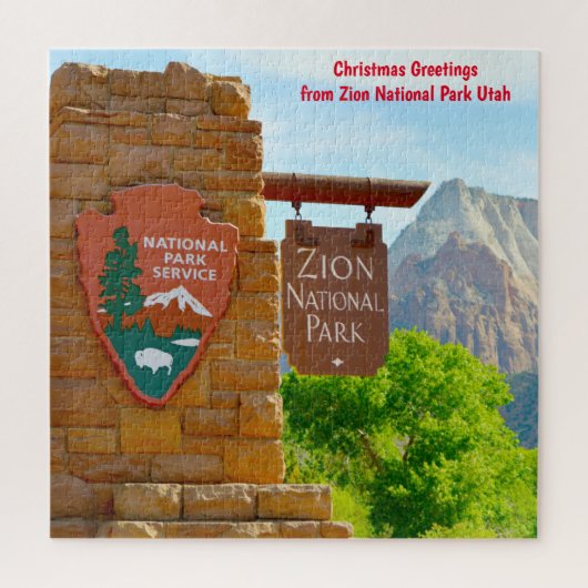 Wir Liebe Zion Nationalpark Utah Jigsaw Puzzle (Vertikal)