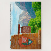 Wir Liebe Zion Nationalpark Wyoming. Jigsaw Puzzle (Vertikal)