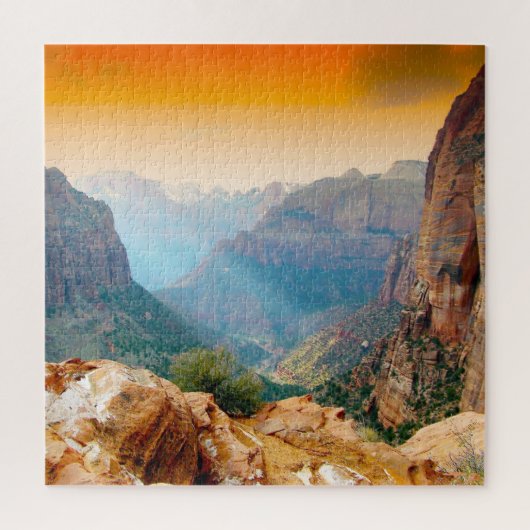 Wir Liebe Zion Park Utah Jigsaw Puzzle (Vertikal)