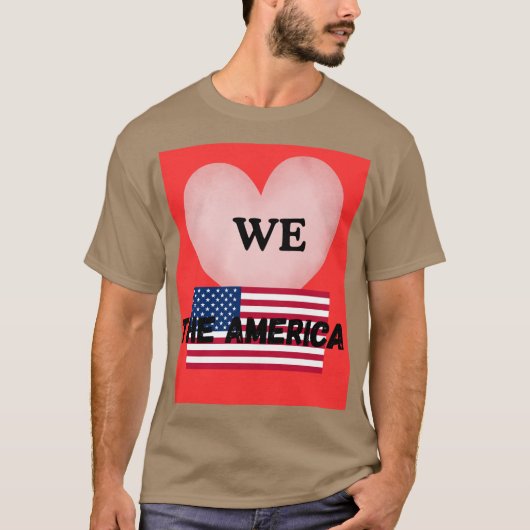 WIR LIEBEN AMERIKA T-Shirt (Vorderseite)