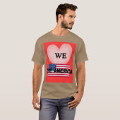 WIR LIEBEN AMERIKA T-Shirt (Vorne ganz)