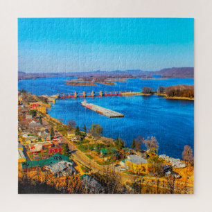 Wir lieben Bellevue Iowa. Puzzle