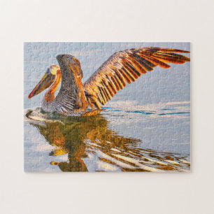 Wir lieben Braune Pelikane Florida Puzzle