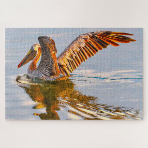 Wir lieben Braune Pelikane Florida Puzzle