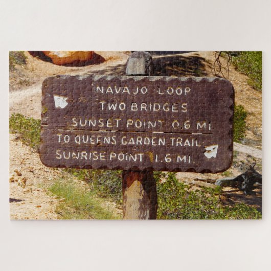 Wir lieben Bryce Canyon Utah Puzzle (Horizontal)