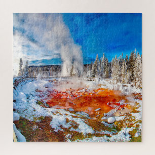 Wir lieben den Yellowstone-Nationalpark Puzzle