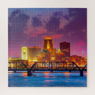 Wir lieben Des Moines Iowa. Puzzle