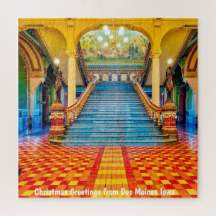 Wir lieben Des Moines Iowa. Puzzle