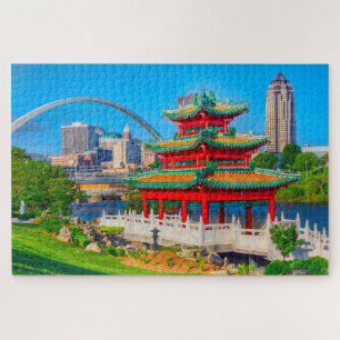 Wir lieben Des Moines Iowa. Puzzle