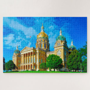Wir lieben Des Moines Iowa. Puzzle