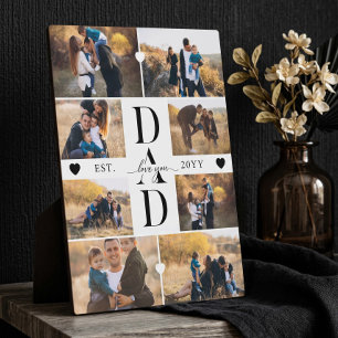 Wir lieben dich, Dad Established Father Fotocollag Fotoplatte