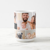 Wir lieben dich, Daddy! Dad-Fotocollage Kaffeetasse (Mittel)