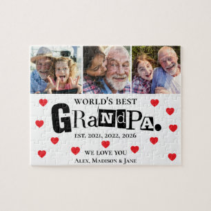 Wir lieben dich, Fotos der besten Grankids der Wel Puzzle