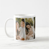 Wir lieben dich Mama 5 Foto Collage Kaffeetasse (Links)
