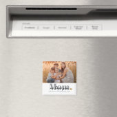 Wir lieben dich Mama Foto-Geschenk Magnet (In Situ (Geschirrspüler))