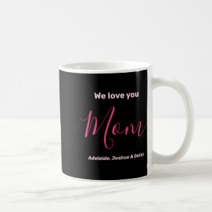 Wir lieben dich Mama Nk Minimalist Kaffeetasse