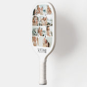 Wir lieben dich, Mama - personalisierte Mutter-Fot Pickleball Schläger (Links)