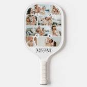 Wir lieben dich, Mama - personalisierte Mutter-Fot Pickleball Schläger (Vorderseite)