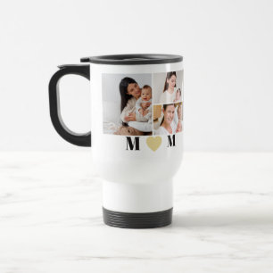 Wir lieben dich Mama Personalisierte Mutter Foto C Reisebecher