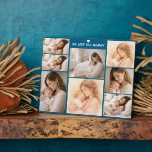 Wir lieben dich Mama Personalisiertes Foto   Mutte Fotoplatte