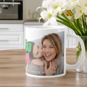 Wir lieben dich Muttertag 2 Foto Jumbo-Tasse
