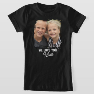 WIR LIEBEN DICH Muttertag Mama Familienfoto T-Shirt