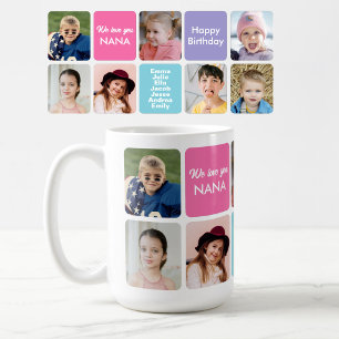 Wir lieben dich Oma 7 Enkelkinder Benutzerfoto-Kaf Kaffeetasse