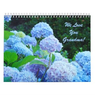 Wir lieben dich Oma Blumen Geschenk Kalender Blume