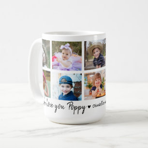 Wir lieben dich Oma Enkelkinder Namen 10 Foto Coll Kaffeetasse