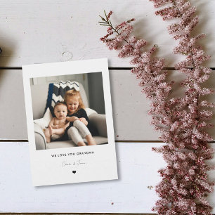 Wir lieben dich, Oma-Fotokarte von den Enkelkinder Einladung