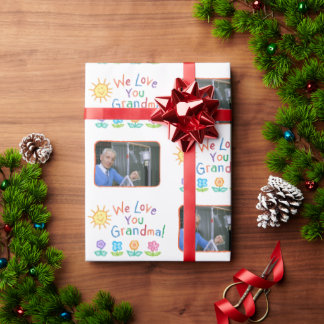 Wir lieben dich Oma Geschenkpapier (Kevorkian Edit