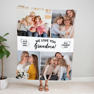 Wir lieben dich, Oma! Multi-Foto Sherpadecke