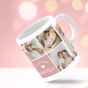 Wir lieben dich Oma Personalisierter Foto-Kaffeebe Kaffeetasse