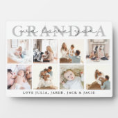 Wir lieben dich, Opa-Plakette Fotoplatte (Vorderseite)