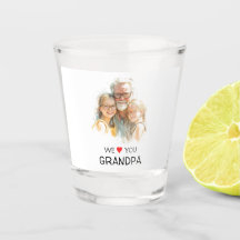 Wir lieben dich Opa Schnapsglas | Benutzerfoto