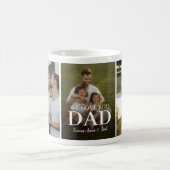 Wir lieben dich Papa 5-Foto-Collage Kaffeetasse (Mittel)