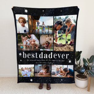 Wir lieben dich, Papa 8 Foto-Personalisierung Fleecedecke