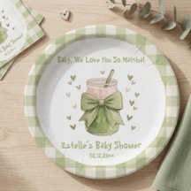 Wir lieben dich so sehr Matcha-Grüngee Baby Shower
