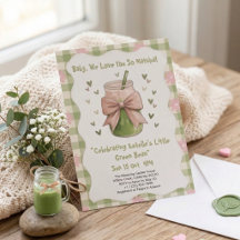 Wir lieben dich so sehr Matcha Mädchen Baby Shower