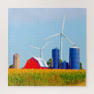 Wir lieben Farmen in Iowa. Puzzle