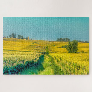 Wir lieben Farmen in Iowa. Puzzle