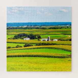Wir lieben Farmen in Iowa. Puzzle