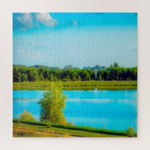 Wir lieben Grundy Lake in Iowa. Puzzle