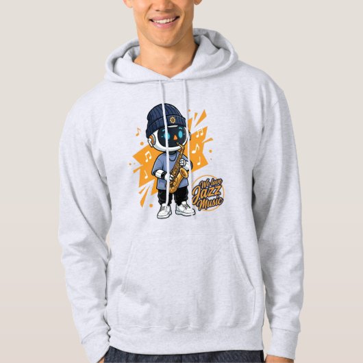 Wir lieben Jazz Hoodie (Vorderseite)